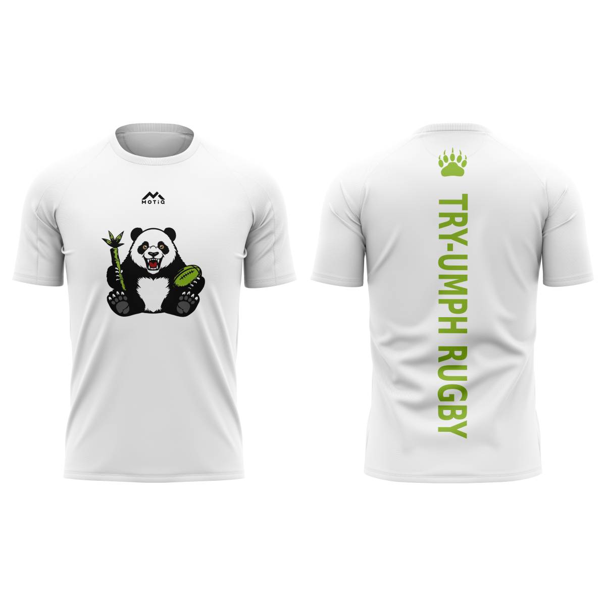 Panda Training Shirt - White